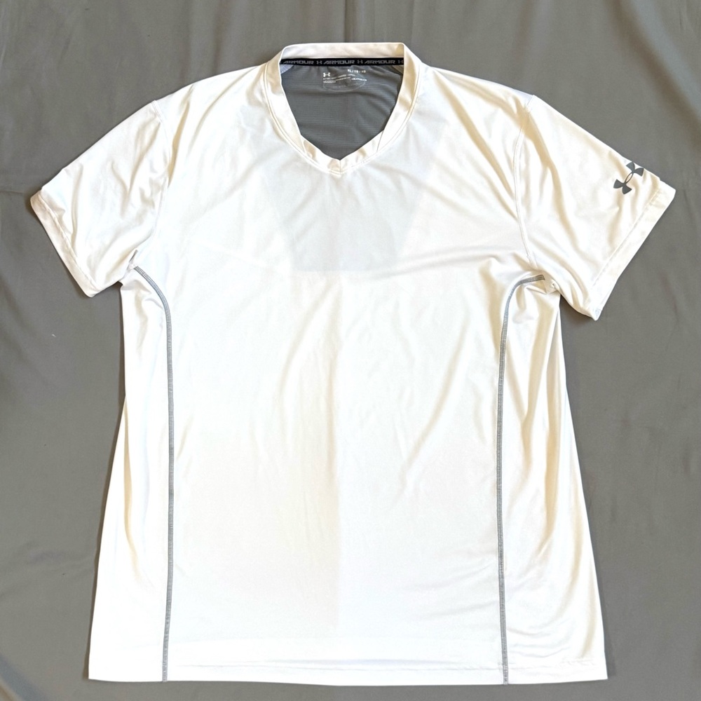 Under Armour‎ Men's White Short Sleeve Tee